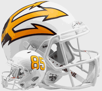 Arizona State Sun Devils  Authentic Speed Full Size Football Helmet White Metallic