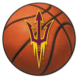Arizona State Sun Devils Basketball Rug - 27in. Diameter