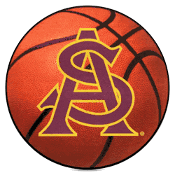 Arizona State Sun Devils Basketball Rug - 27in. Diameter