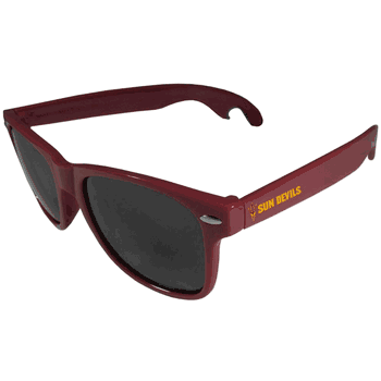 Arizona State Sun Devils Beachfarer Bottle Opener Sunglasses, Maroon