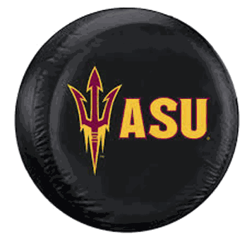 Arizona State Sun Devils Black Spare Tire Cover