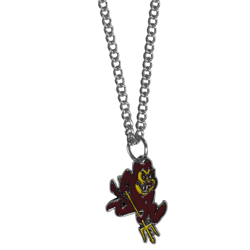 Arizona State Sun Devils Chain Necklace with Small Charm