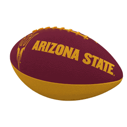 Arizona State Sun Devils Combo Logo Junior-Size Rubber Football