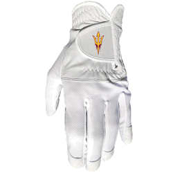 Arizona State Sun Devils Cool mesh with cabretta leather - one size - mens left