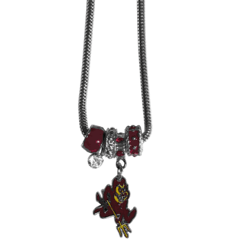 Arizona State Sun Devils Euro Bead Necklace