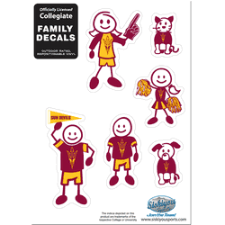 Arizona State Sun Devils Family Decal Set Small