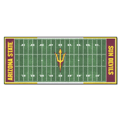 Arizona State Sun Devils Field Runner Mat - 30in. x 72in., Pitchfork Logo