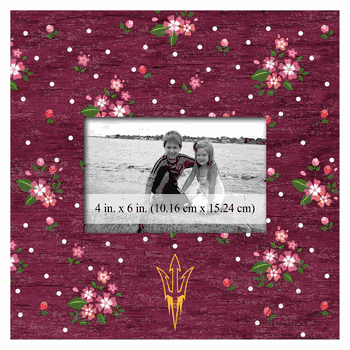 Arizona State Sun Devils Floral 10x10 Frame
