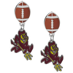 Arizona State Sun Devils Football Stud Earrings