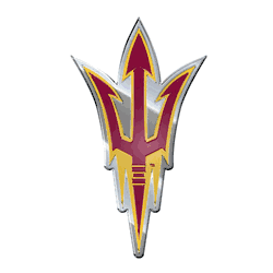 Arizona State Sun Devils Heavy Duty Aluminum Embossed Color Emblem