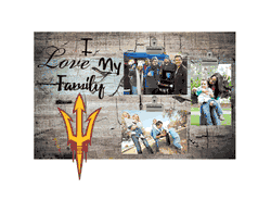 Arizona State Sun Devils I Love my Family Clip Frame