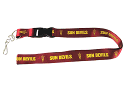 Arizona State Sun Devils Lanyard - Breakaway with Key Ring