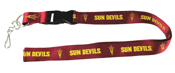 Arizona State Sun Devils Lanyard - Breakaway with Key Ring