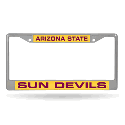 Arizona State Sun Devils Laser Chrome Frame