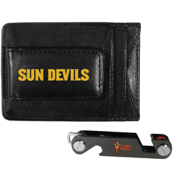 Arizona State Sun Devils Leather Cash & Cardholder & Key Organizer