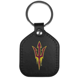Arizona State Sun Devils Leather Square Key Chains