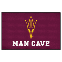 Arizona State Sun Devils Man Cave Ulti-Mat Rug - 5ft. x 8ft., Pitchfork Logo