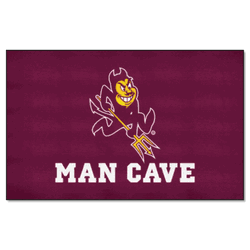 Arizona State Sun Devils Man Cave Ulti-Mat Rug - 5ft. x 8ft., Sparky Logo