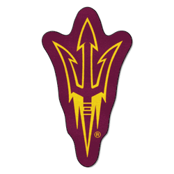 Arizona State Sun Devils Mascot Rug, Pitchfork Logo