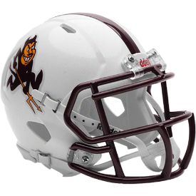 Arizona State Sun Devils NCAA Mini Speed Football Helmet Sparky 2025