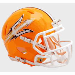Arizona State Sun Devils NCAA Mini Speed Football Helmet Gold 2024