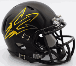 Arizona State Sun Devils NCAA Mini Speed Football Helmet Satin Black