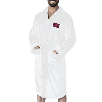 Arizona State Sun Devils NCAA White Out Silk Touch Robe Large/XLarge