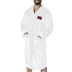 Arizona State Sun Devils NCAA White Out Silk Touch Robe Large/XLarge