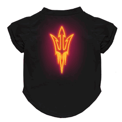 Arizona State Sun Devils Neon Pet T-Shirt, Small