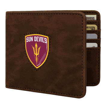 Arizona State Sun Devils Shield Wallet - Brown