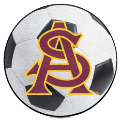 Arizona State Sun Devils Soccer Ball Rug - 27in. Diameter