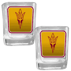 Arizona State Sun Devils Square Glass Shot Glass Set