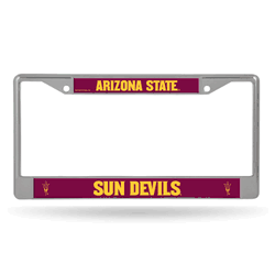 Arizona State Sun Devils Standard 12" x 6" Chrome Frame With Decal Inserts