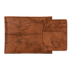 Arizona State Sun Devils Standard Genuine Leather Slider Wallet