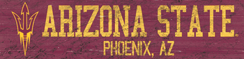Arizona State Sun Devils Team Name Sign