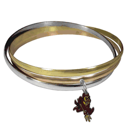 Arizona State Sun Devils Tri-color Bangle Bracelet