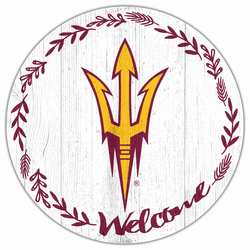 Arizona State Sun Devils Welcome 12in Circle