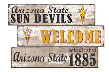 Arizona State Sun Devils Welcome 3 Plank