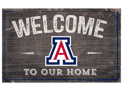 Arizona Wildcats 11X19 Welcome to Our Home Sign