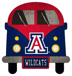 Arizona Wildcats 12" Team Bus Sign
