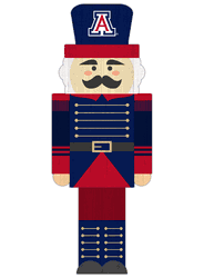 Arizona Wildcats 31" Nutcracker Leaner