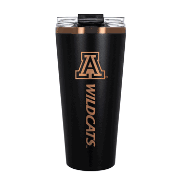 Arizona Wildcats 32oz Black and Copper Big Slim with Straw