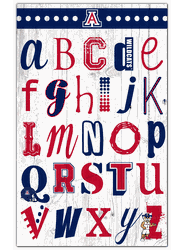 Arizona Wildcats Alphabet 11x19 Sign