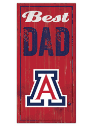 Arizona Wildcats Best Dad Sign