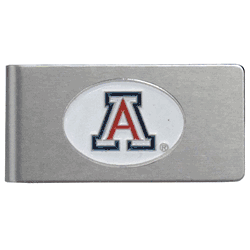 Arizona Wildcats Brushed Metal Money Clip