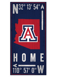 Arizona Wildcats Coordinate 6x12 Sign