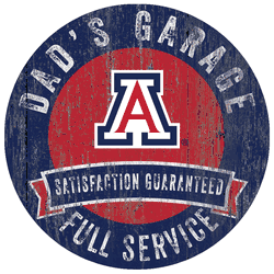 Arizona Wildcats Dad's Garage Sign