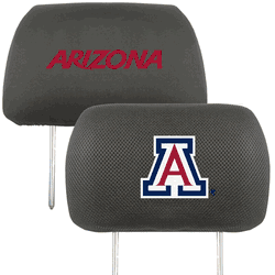 Arizona Wildcats Embroidered Head Rest Cover Set - 2 Pieces