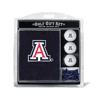 Arizona Wildcats Embroidered Towel Golf Gift Set