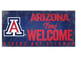 Arizona Wildcats Fans Welcome Sign